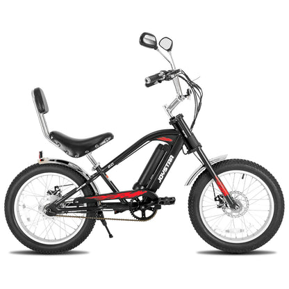 JOYSTAR 20"x3.0" Motorcycle Chopper Style Cruiser Ebike with 250W Fat Tire Brushless Motor